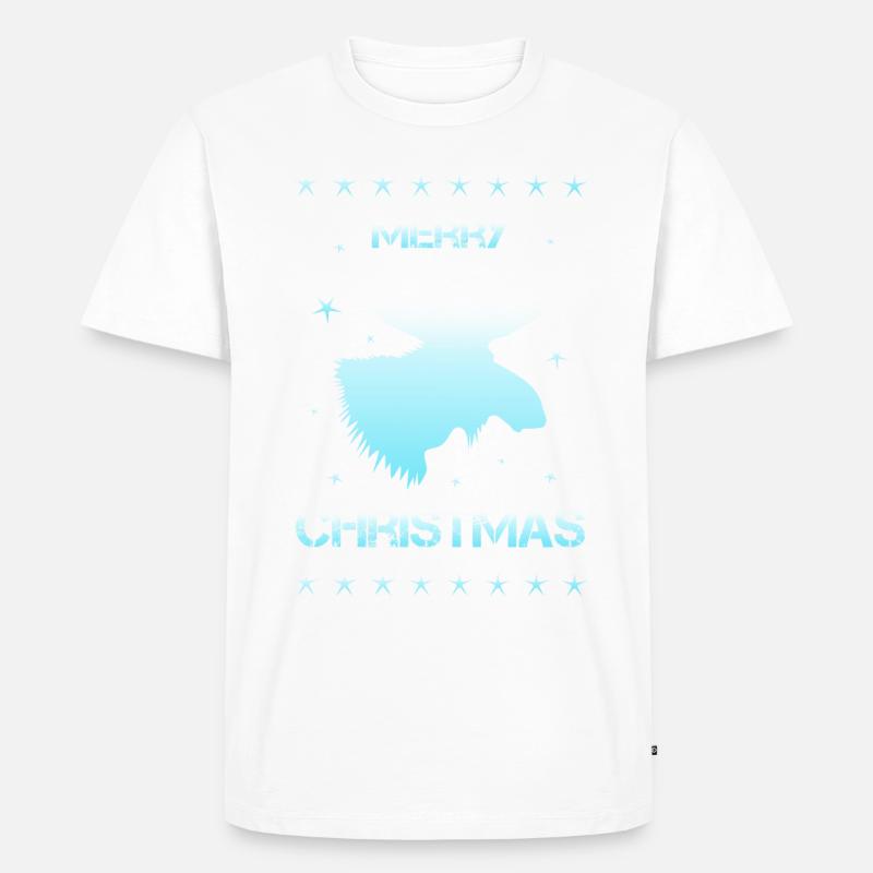 Joyeux Noël mousse - T-shirt Premium bio Homme - blanc