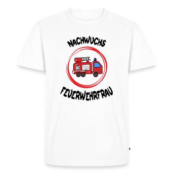 junior firefighter gift firefighter - Men's Premium Organic T-Shirt - white - Front - Nico (187cm)