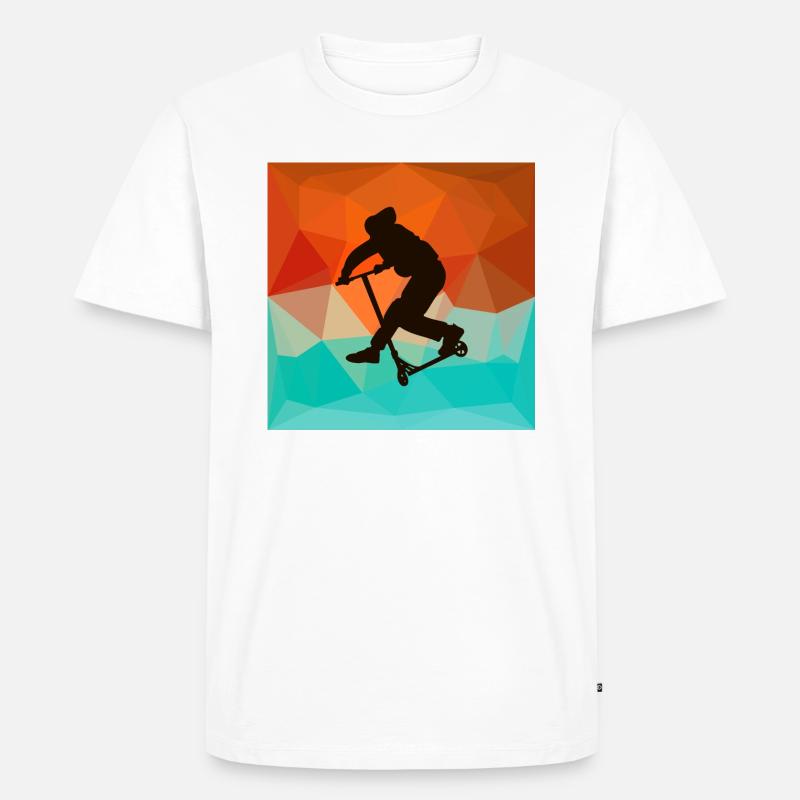 Cancan 5 - Männer Premium Bio T-Shirt - Weiß