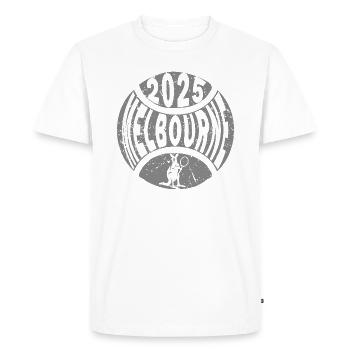 Australian Tennis Tournament Hoodie T-shirt Mug - Men's Premium Organic T-Shirt - white - Front - Nico (187cm)