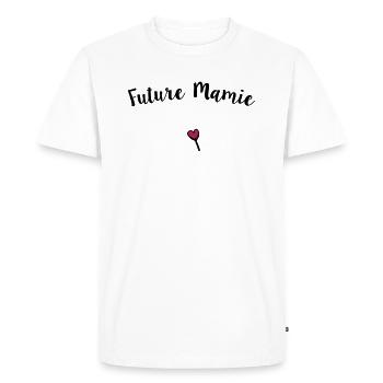 Future granny - Men's Premium Organic T-Shirt - white - Front - Nico (187cm)