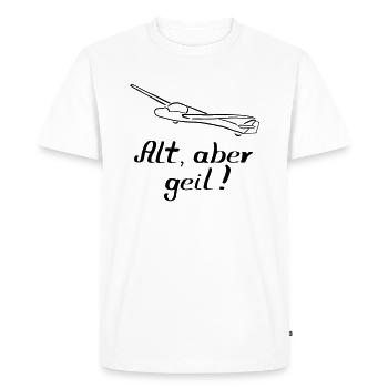 Vol à voile - T-shirt Premium bio Homme - blanc - Devant - Nico (187cm)