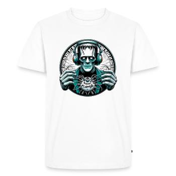 Franky Groove - T-shirt Premium bio Homme - blanc - Devant - Nico (187cm)