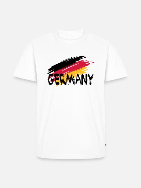 GERMANY - Männer Premium Bio T-Shirt - Weiß