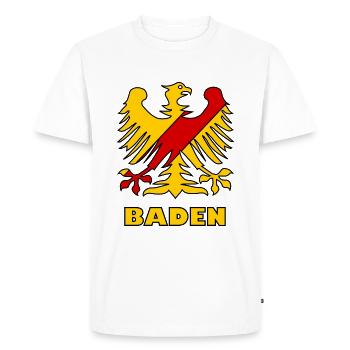 Le Badnerland - T-shirt Premium bio Homme - blanc - Devant - Nico (187cm)