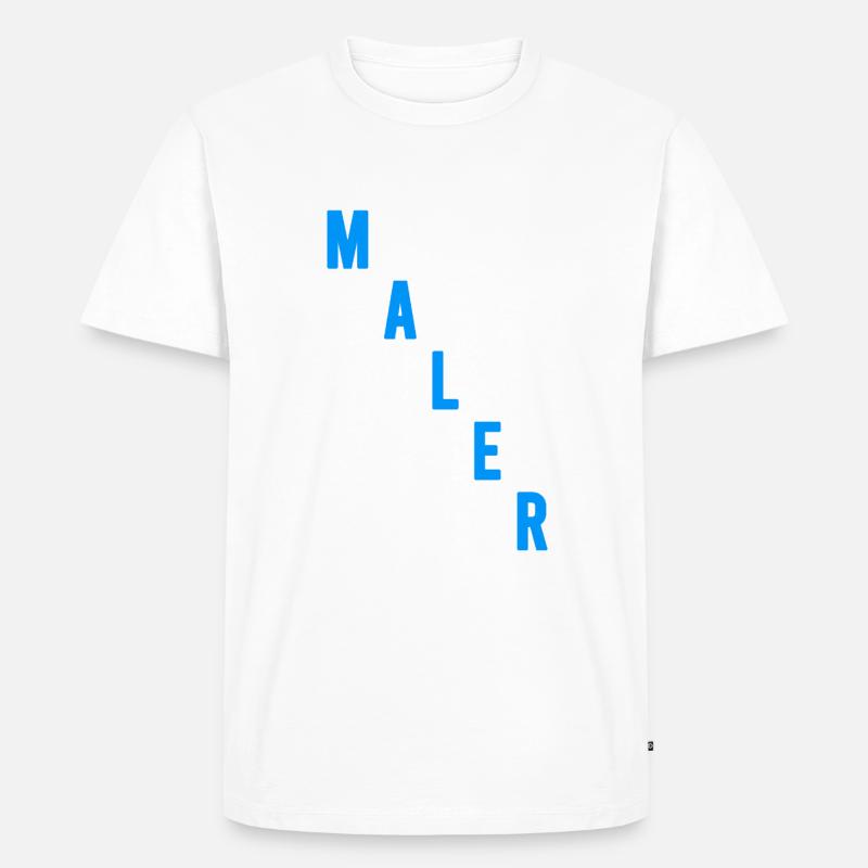 Maler - Männer Premium Bio T-Shirt - undefined
