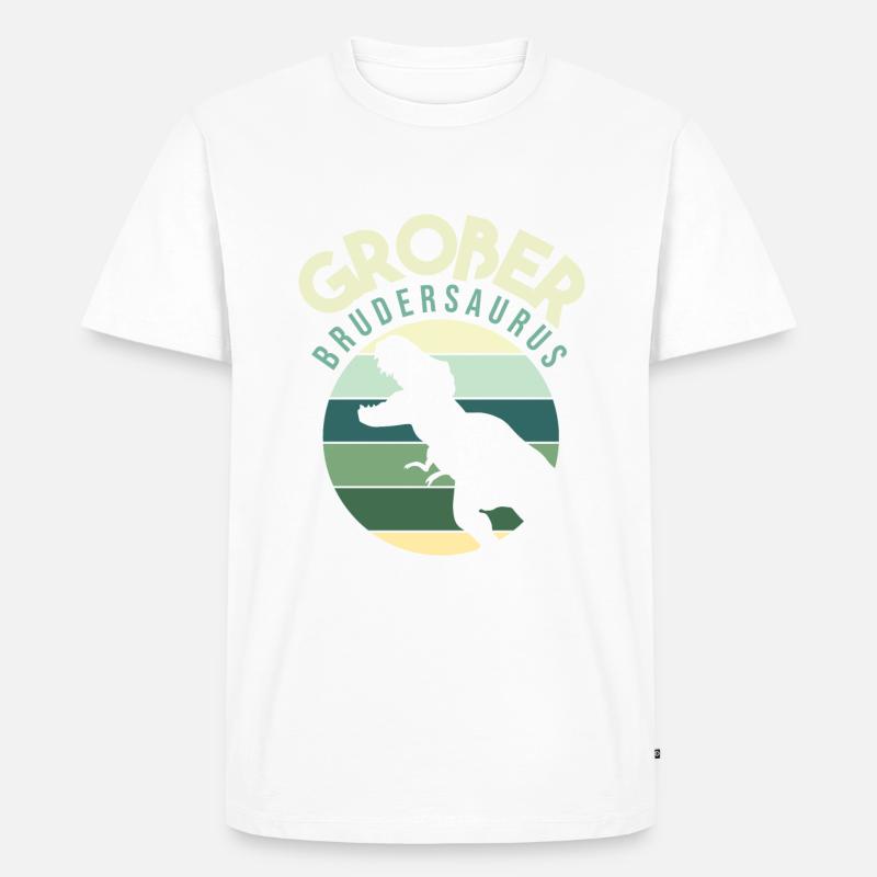 Großer Bruder Brudersaurus - Männer Premium Bio T-Shirt - undefined