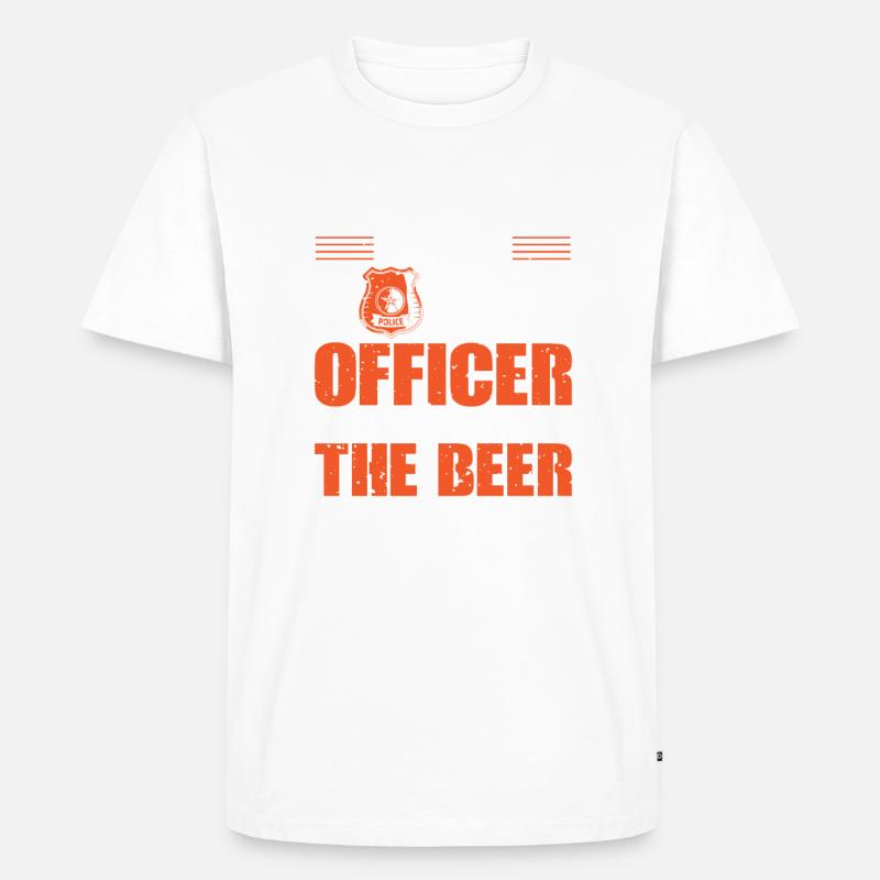 Polizei Polizist Polizeibeamte - Männer Premium Bio T-Shirt - undefined