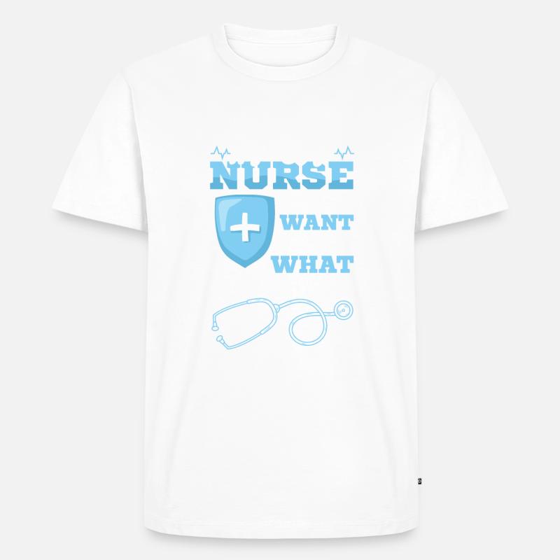 Night Shift Nurse - Männer Premium Bio T-Shirt - undefined