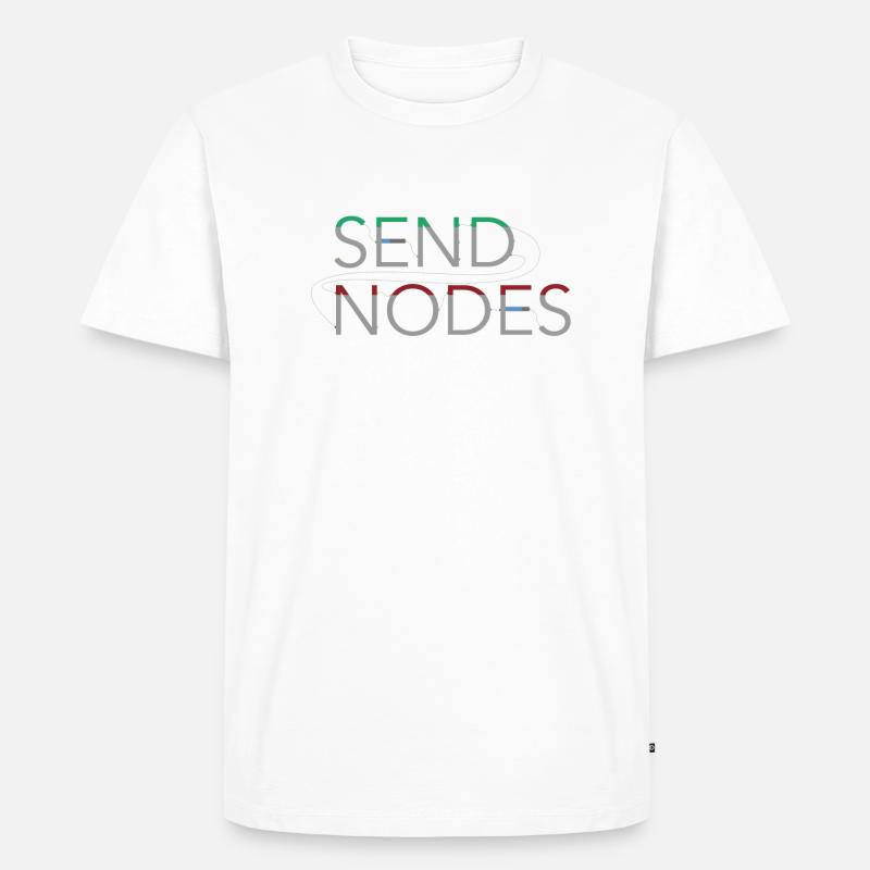Send Nodes - Blender 3D - Männer Premium Bio T-Shirt - undefined