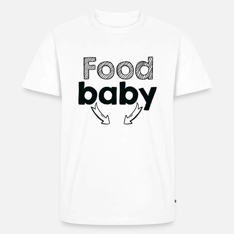 Nahrung Baby - Männer Premium Bio T-Shirt - Weiß