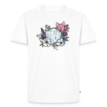 DONJONS 'n' FLEURS - T-shirt Premium bio Homme - blanc - Devant - Nico (187cm)