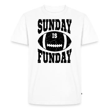 Football américain - T-shirt Premium bio Homme - blanc - Devant - Nico (187cm)