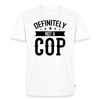 ACAB police - Men's Premium Organic T-Shirt - white - Front - Nico (187cm)