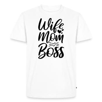 Mother - Men's Premium Organic T-Shirt - white - Front - Nico (187cm)