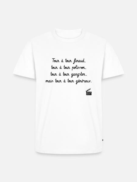 Tour à tour finaud. C'est arrivé près de chez vous - T-shirt Premium bio Homme - blanc