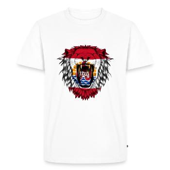 Polynésie française - T-shirt Premium bio Homme - blanc - Devant - Nico (187cm)