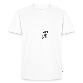 Grimpeur - T-shirt Premium bio Homme - blanc - Devant - Nico (187cm)