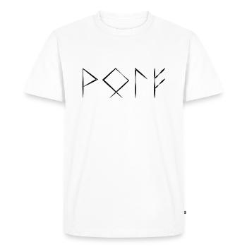 Wolf Furthak - T-shirt Premium bio Homme - blanc - Devant - Nico (187cm)