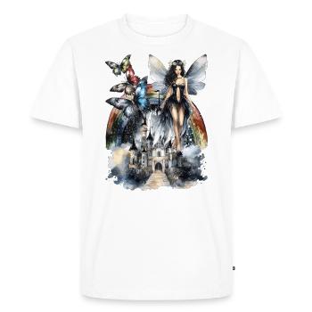 Fairytale collage - Men's Premium Organic T-Shirt - white - Front - Nico (187cm)