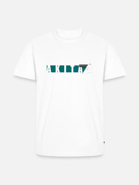 Akita Inu design - Men's Premium Organic T-Shirt - white