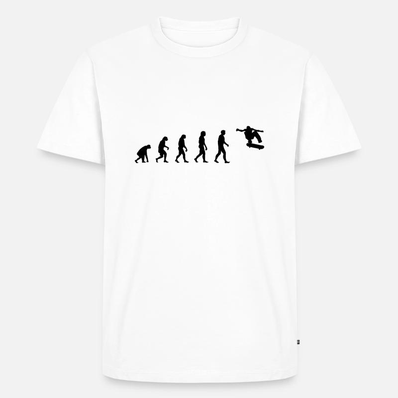 Evolution Skate - T-shirt Premium bio Homme - blanc