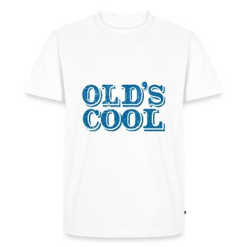 Old’S Cool - Oldschool - Autrefois tout était mieux - T-shirt Premium bio Homme - blanc - Devant - Nico (187cm)