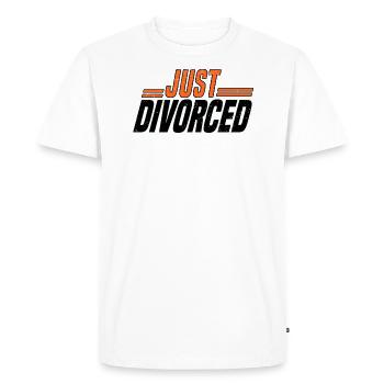 Divorce Separation Marriage Ex Divorce Party - Men's Premium Organic T-Shirt - white - Front - Nico (187cm)