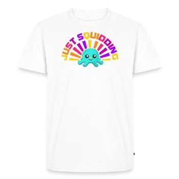 Poulpe Poulpe Tentacule de mer Poulpe Poulpe Poulpe Poulpe - T-shirt Premium bio Homme - blanc - Devant - Nico (187cm)