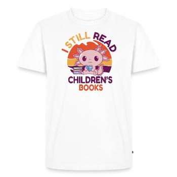 Enseignante au primaire Éducatrice de maternelle - T-shirt Premium bio Homme - blanc - Devant - Nico (187cm)