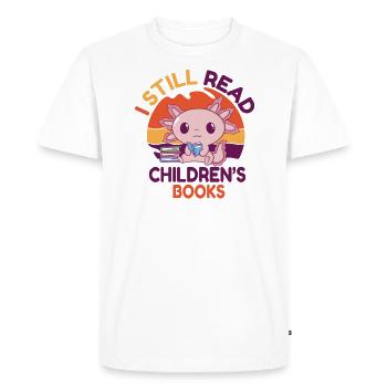 Enseignante au primaire Éducatrice de maternelle - T-shirt Premium bio Homme - blanc - Devant - Nico (187cm)
