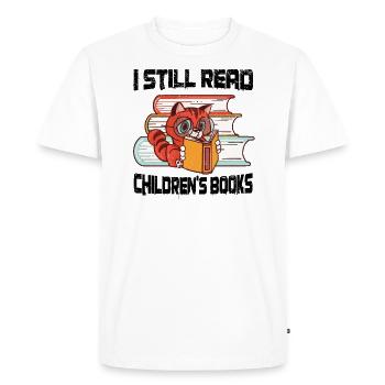 Enseignante au primaire Éducatrice de maternelle - T-shirt Premium bio Homme - blanc - Devant - Nico (187cm)