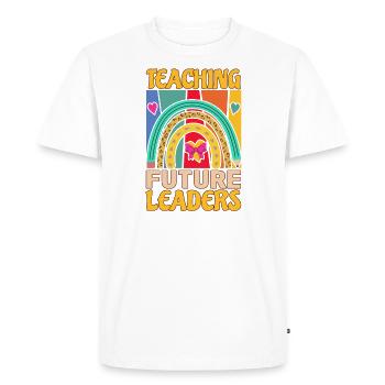 Primary School Teacher Kindergarten Educator - Men's Premium Organic T-Shirt - white - Front - Nico (187cm)