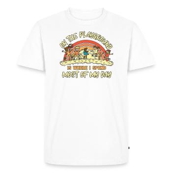 Primary School Teacher Kindergarten Educator - Men's Premium Organic T-Shirt - white - Front - Nico (187cm)