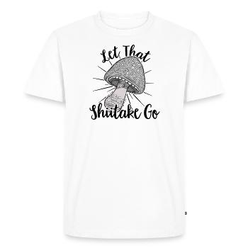 Cueilleur de champignons Chasseurs de champignons Amateurs de champignons Champignons Ferme de champignons - T-shirt Premium bio Homme - blanc - Devant - Nico (187cm)