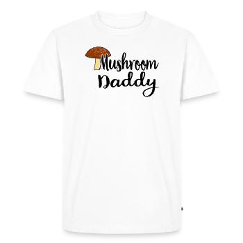 Cueilleur de champignons chasseur de champignons amateur de champignons champignons ferme - T-shirt Premium bio Homme - blanc - Devant - Nico (187cm)