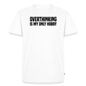 Misanthrope Antisocial Introvert - Men's Premium Organic T-Shirt - white - Front - Nico (187cm)