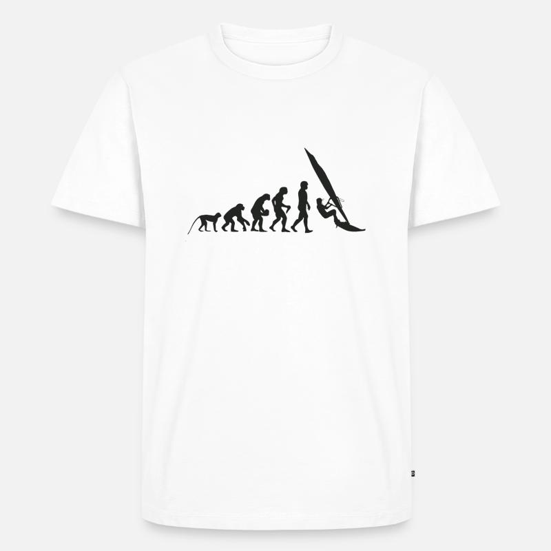 Evolution Windsurfing - Men's Premium Organic T-Shirt - white