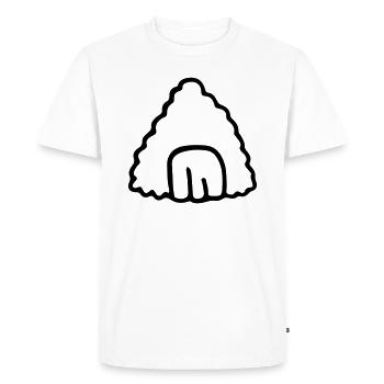 Asia Onigiri Nigiri Sushi - Asian Snack Food - Men's Premium Organic T-Shirt - white - Front - Nico (187cm)