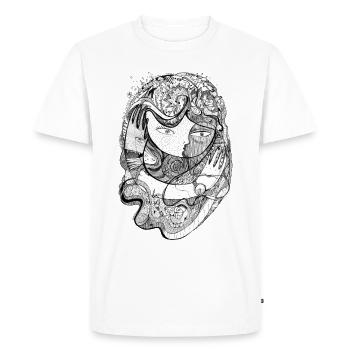 Tales of nonsense - Men's Premium Organic T-Shirt - white - Front - Nico (187cm)