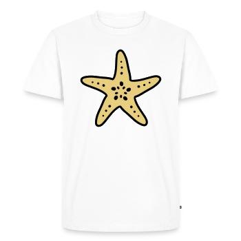 mer étoiles océan mer plage plongée - T-shirt Premium bio Homme - blanc - Devant - Nico (187cm)