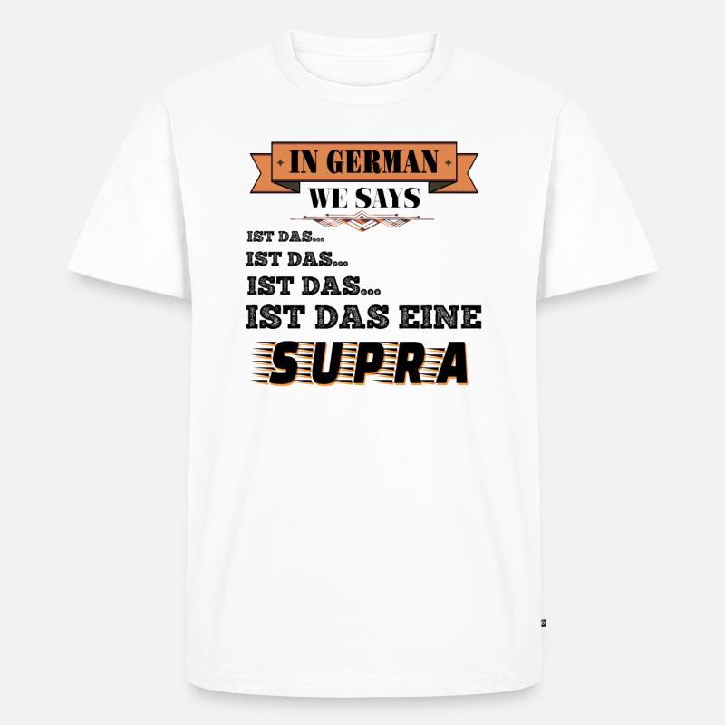 Ist das eine Supra??? - Männer Premium Bio T-Shirt - Weiß