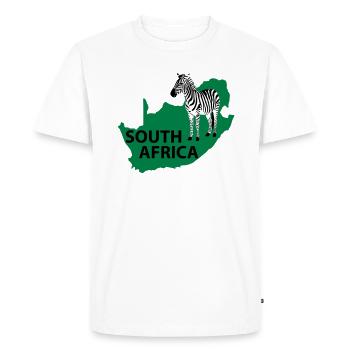 South Africa Design 2 - Men's Premium Organic T-Shirt - white - Front - Nico (187cm)