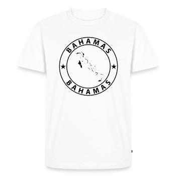 Bahamas - Men's Premium Organic T-Shirt - white - Front - Nico (187cm)