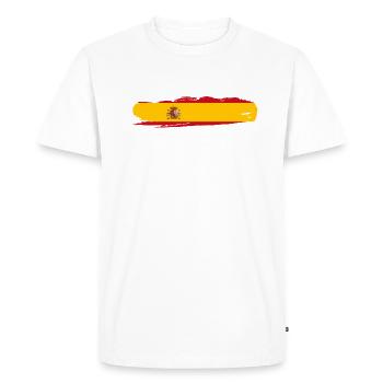 Spain - Men's Premium Organic T-Shirt - white - Front - Nico (187cm)