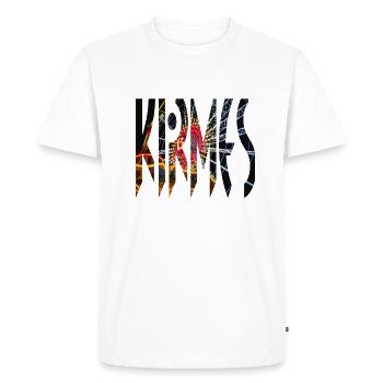 Fête foraine - T-shirt Premium bio Homme - blanc - Devant - Nico (187cm)