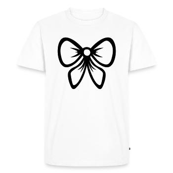 Gift bow / arc cadeau - Men's Premium Organic T-Shirt - white - Front - Nico (187cm)