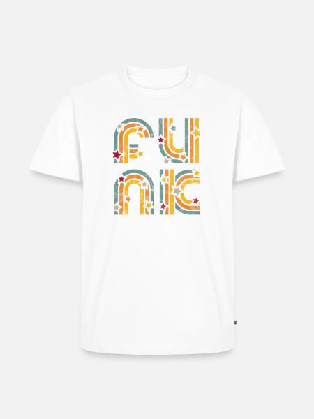 Funk Musik Retro - Männer Premium Bio T-Shirt - 
