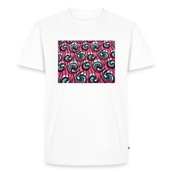 PINKY FOSSIL - T-shirt Premium bio Homme - blanc - Devant - Nico (187cm)