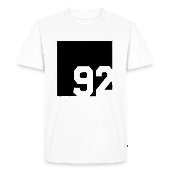 1992 - Men's Premium Organic T-Shirt - white - Front - Nico (187cm)